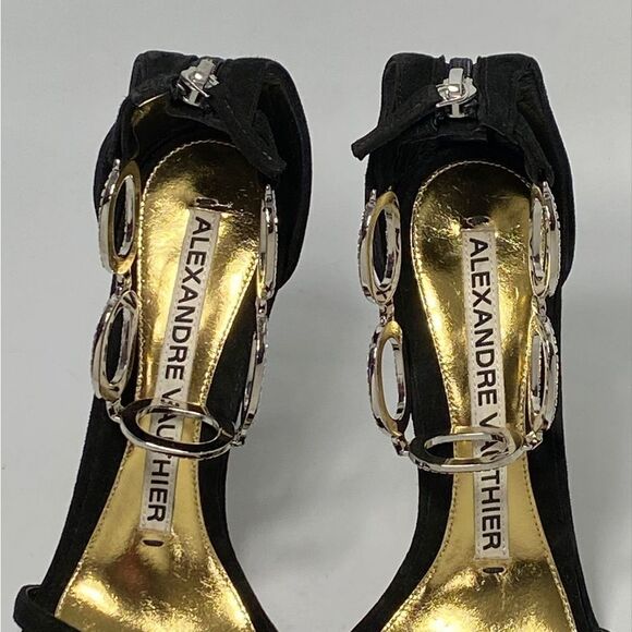 Alexandre Vauthier Bella chain-link sandals size 37.5 - Picture 5 of 11